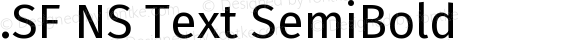 .SF NS Text SemiBold