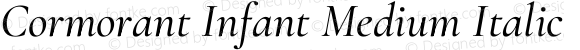 Cormorant Infant Medium Italic