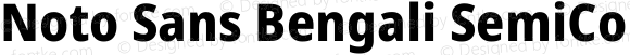 Noto Sans Bengali SemiCondensed ExtraBold