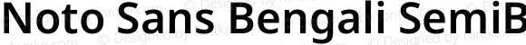 Noto Sans Bengali SemiBold