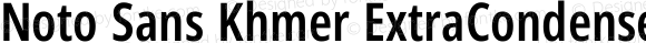 Noto Sans Khmer ExtraCondensed SemiBold