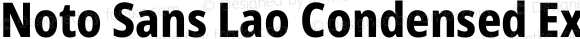 Noto Sans Lao Condensed ExtraBold