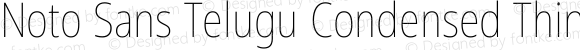 Noto Sans Telugu Condensed Thin