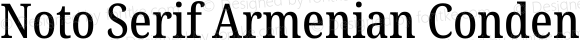 Noto Serif Armenian Condensed Medium