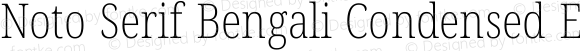 Noto Serif Bengali Condensed ExtraLight