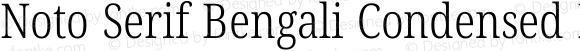 Noto Serif Bengali Condensed Light