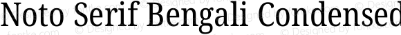 Noto Serif Bengali Condensed Regular