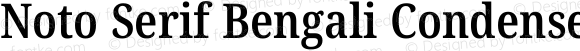 Noto Serif Bengali Condensed SemiBold