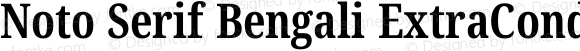 Noto Serif Bengali ExtraCondensed Bold