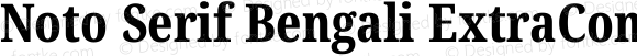 Noto Serif Bengali ExtraCondensed ExtraBold