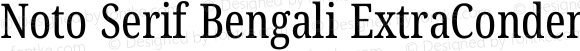Noto Serif Bengali ExtraCondensed Regular