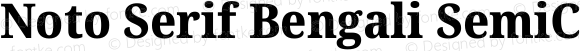 Noto Serif Bengali SemiCondensed ExtraBold