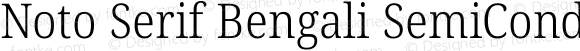 Noto Serif Bengali SemiCondensed Light