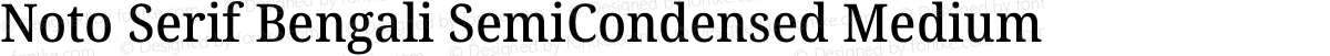 Noto Serif Bengali SemiCondensed Medium