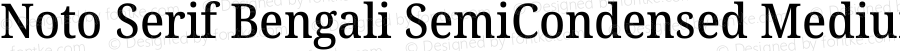 Noto Serif Bengali SemiCondensed Medium