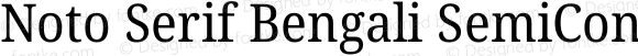 Noto Serif Bengali SemiCondensed Regular