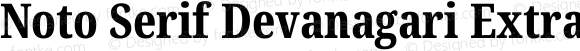 Noto Serif Devanagari ExtraCondensed ExtraBold