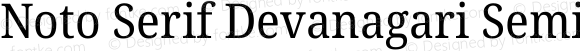 Noto Serif Devanagari SemiCondensed Regular