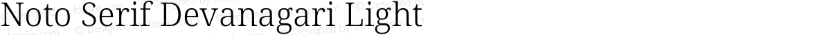 Noto Serif Devanagari Light