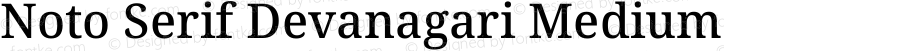 Noto Serif Devanagari Medium