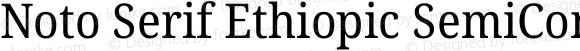 Noto Serif Ethiopic SemiCondensed Regular