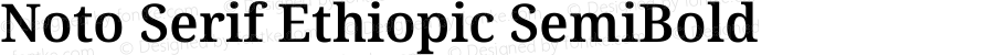 Noto Serif Ethiopic SemiBold