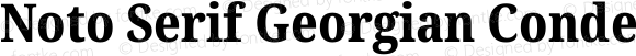 Noto Serif Georgian Condensed ExtraBold
