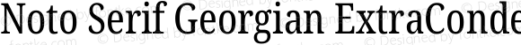 Noto Serif Georgian ExtraCondensed Regular