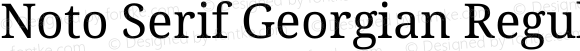 Noto Serif Georgian Regular