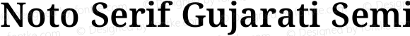 Noto Serif Gujarati SemiBold