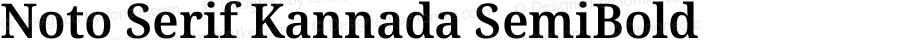 Noto Serif Kannada SemiBold