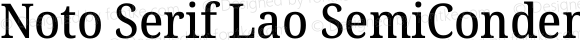 Noto Serif Lao SemiCondensed Medium