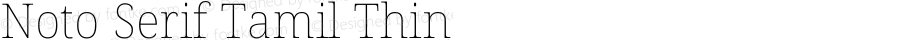 Noto Serif Tamil Thin