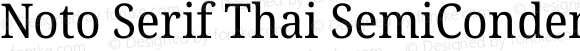 Noto Serif Thai SemiCondensed Regular