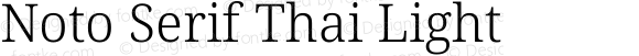 Noto Serif Thai Light