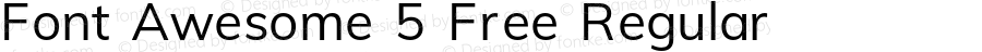 Font Awesome 5 Free Regular