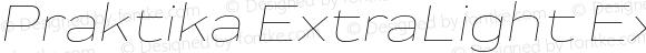 Praktika ExtraLight Ext Italic