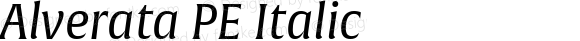 Alverata PE Italic