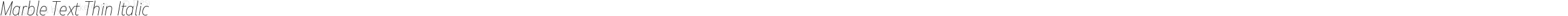Marble Text Thin Italic