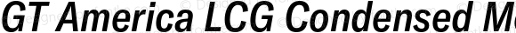 GT America LCG Condensed Medium Italic