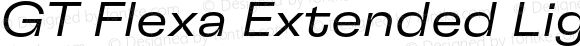 GT Flexa Extended Light Italic