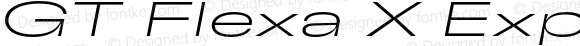 GT Flexa X Expanded Thin Italic