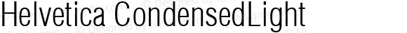 Helvetica CondensedLight