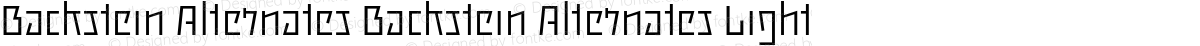 Backstein Alternates Backstein Alternates Light