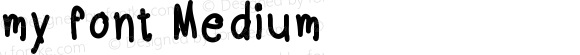 my font