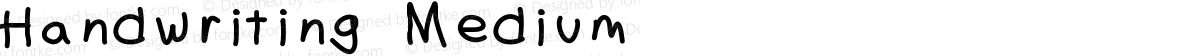 Handwriting Medium