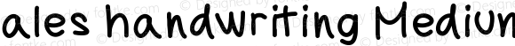 ales handwriting Medium