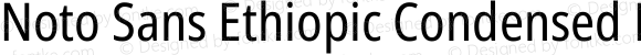 Noto Sans Ethiopic Condensed Regular