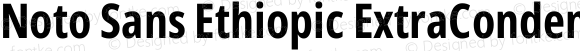 Noto Sans Ethiopic ExtraCondensed Bold