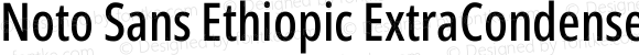 Noto Sans Ethiopic ExtraCondensed Medium